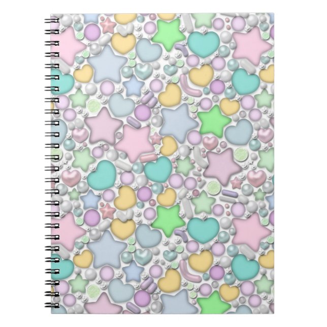 Glass beads, jewelry notebook (Front)