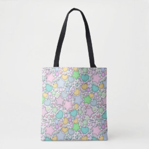 Glass beads, jewelry tote bag