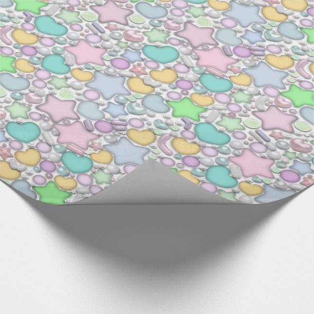 Glass beads, jewelry wrapping paper (Corner)