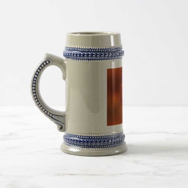 Glass Beer Stein (Left)