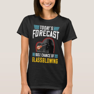 Glass Blowing Glassblower Glassworking Artist T-Shirt