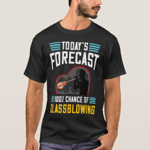 Glass Blowing Glassblower Glassworking Artist T-Shirt