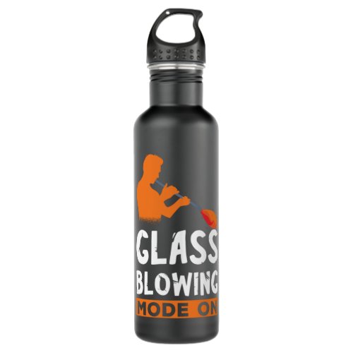 Glass Blowing Mode On Glassblower Blowpipe Glasswo Stainless Steel Water Bottle