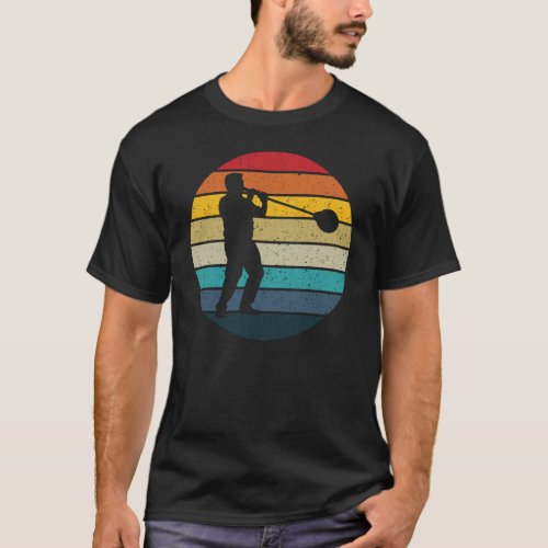 Glass blowing retro sunset glassworking _ glass T_Shirt