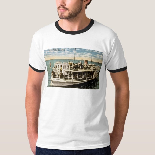 Glass Bottom Boat, Avalon, Catalina Island, CA T-Shirt (Front)