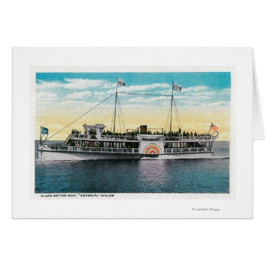 Glass Bottom Boat, Emperor, Avalon Cards (Front Horizontal)