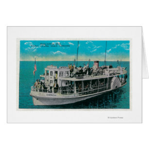 Glass Bottom Boat in Avalon, Catalina Island Cards