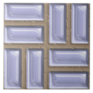 Glass bricks ceramic tile