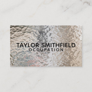 glass business card