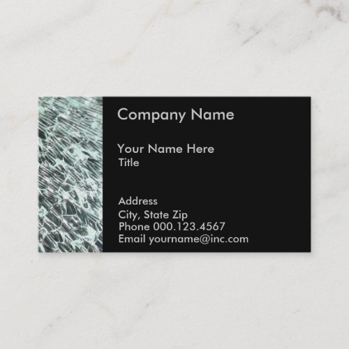 Glass Business Card Template