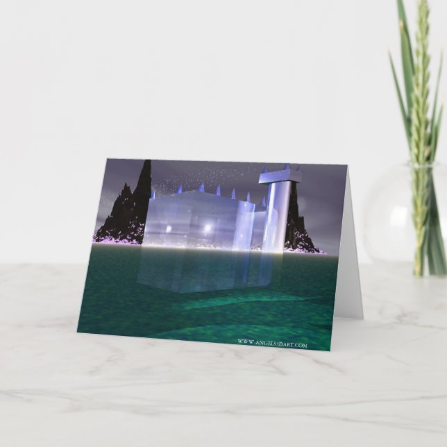 Glass Ceiling Greeting Card (Front)