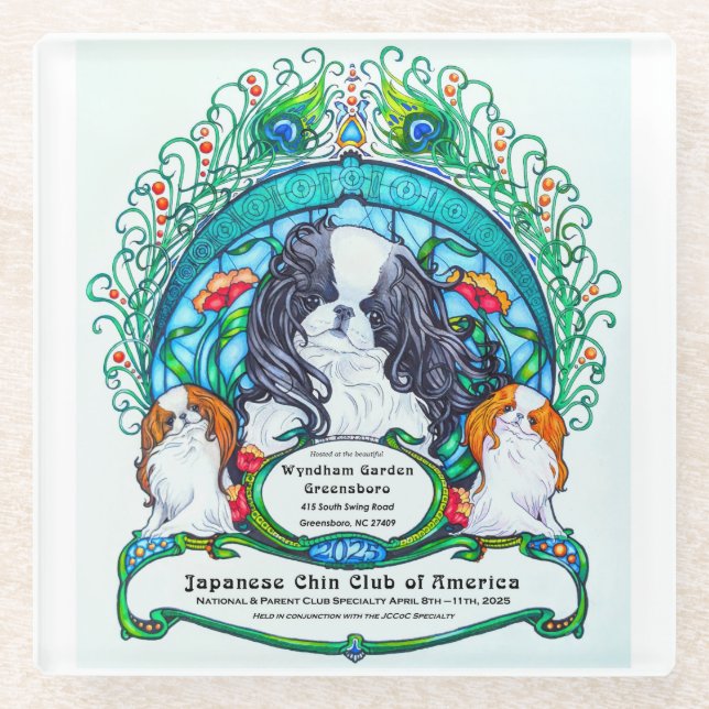 Glass Coaster - 2025 JCCA Specialty (Front)