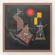 Glass COASTER - Abstract - Wassily Kandinsky