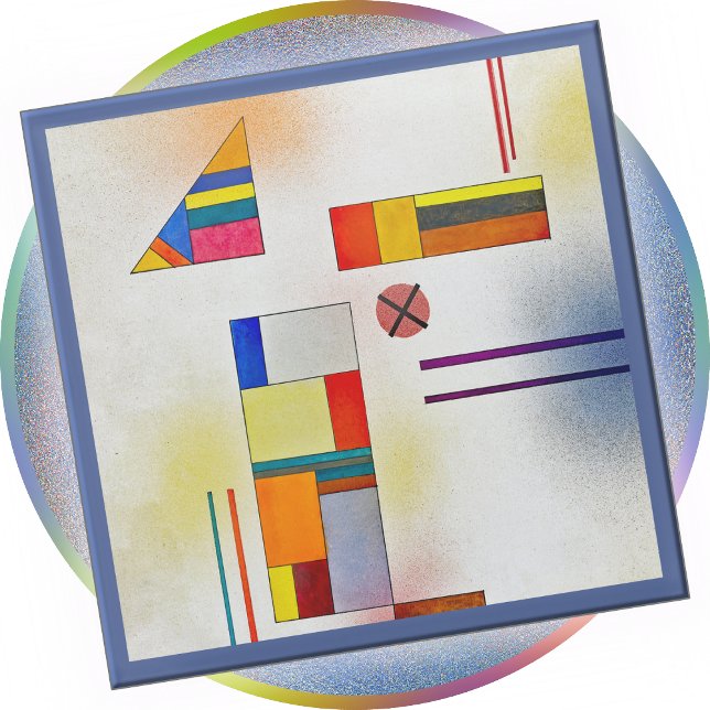 Glass COASTER - "Hartweich, No. 390" - Kandinsky (Creator Uploaded)