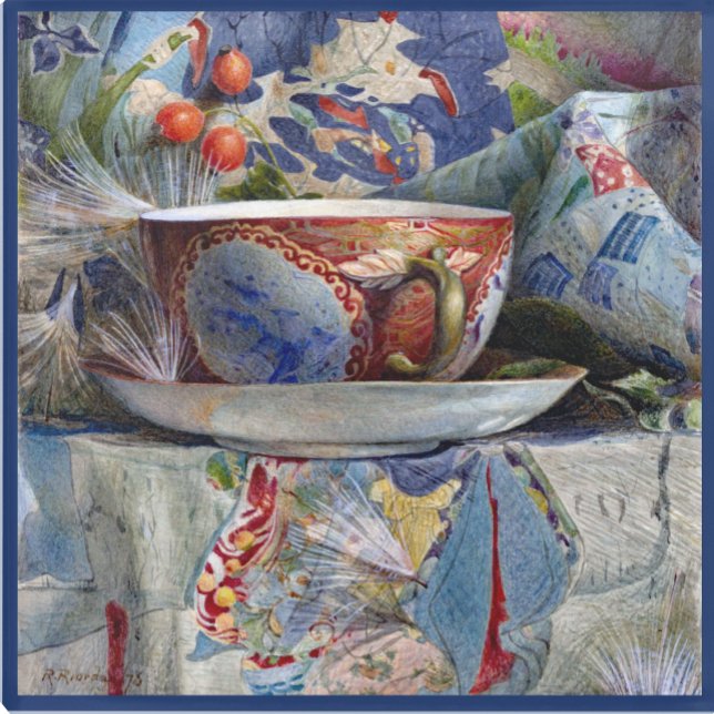 Glass COASTER - Still Life with Tea Cup (1876) (Creator Uploaded)