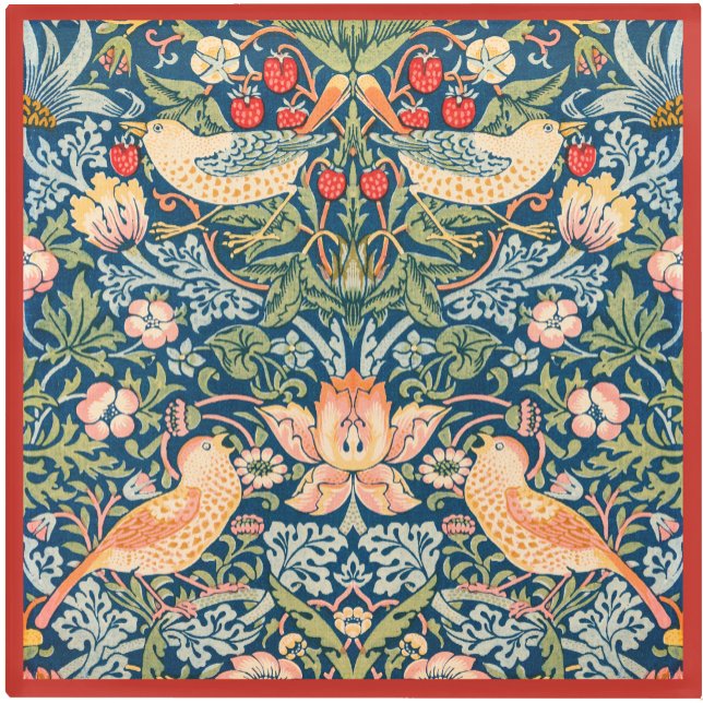 Glass COASTER - Wm. Morris Strawberry Thief Design (Creator Uploaded)