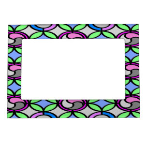 Glass colored tiled magnetic frame