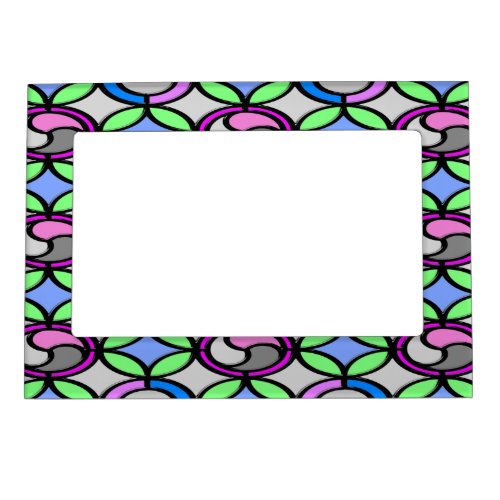 Glass colored tiled magnetic frame