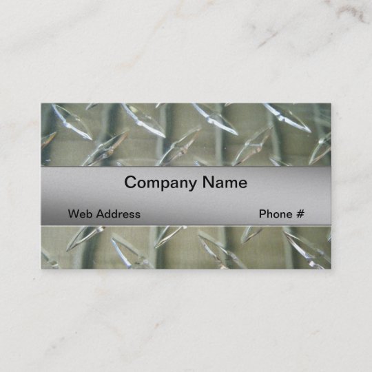 Glass Company Business Card