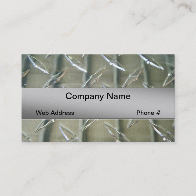 Glass Company Business Card (Front)