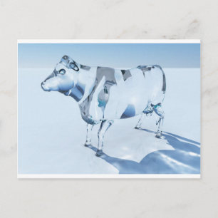 Glass Cow Postcard