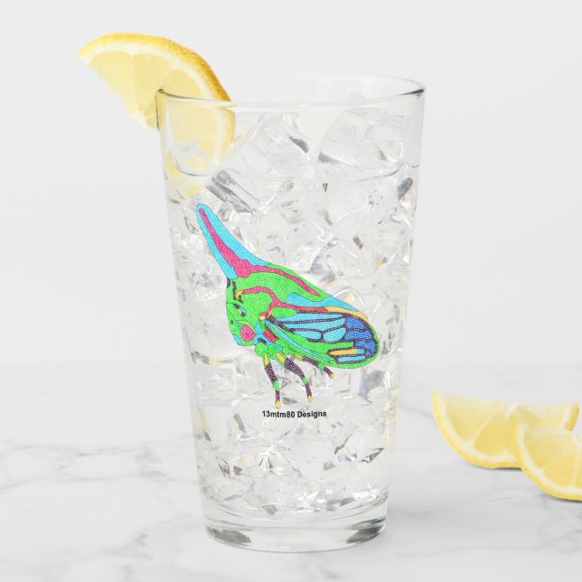 Glass Cup - Oak Treehopper (Front Ice)