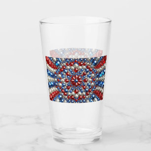 Glass cup with Netherlands Colors