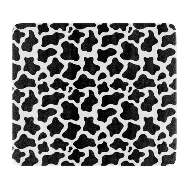 Glass Cutting Board Cow (Front)