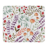 Wildflower Glass Cutting Board 