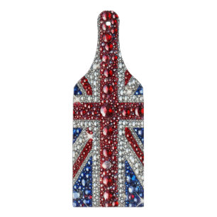 Glass cutting board paddle British Colors