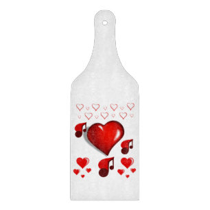 Glass Cutting Board Valentine's Day
