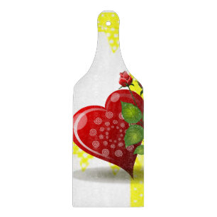 Glass Cutting Board Valentine's Day