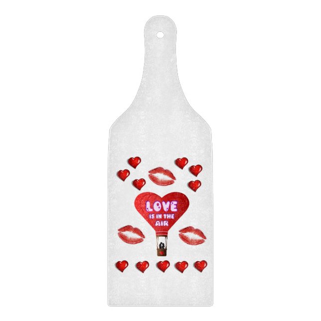 Glass Cutting Board Valentine's Day (Front)