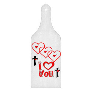 Glass Cutting Board Valentine's Day