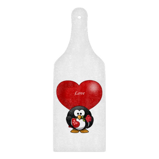 Glass Cutting Board Valentine's Day (Front)