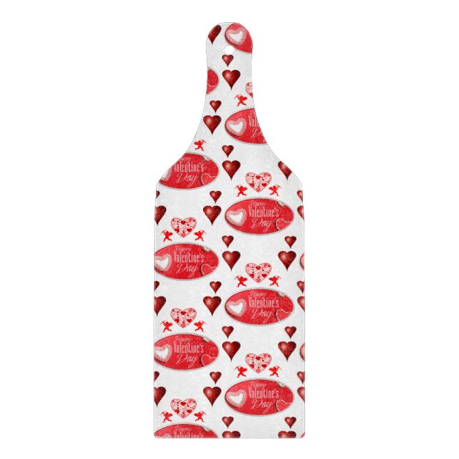 Glass Cutting Board Valentine's Day (Front)