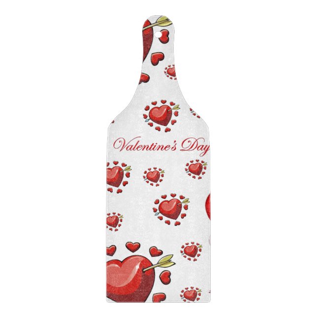 Glass Cutting Board Valentine's Day (Front)