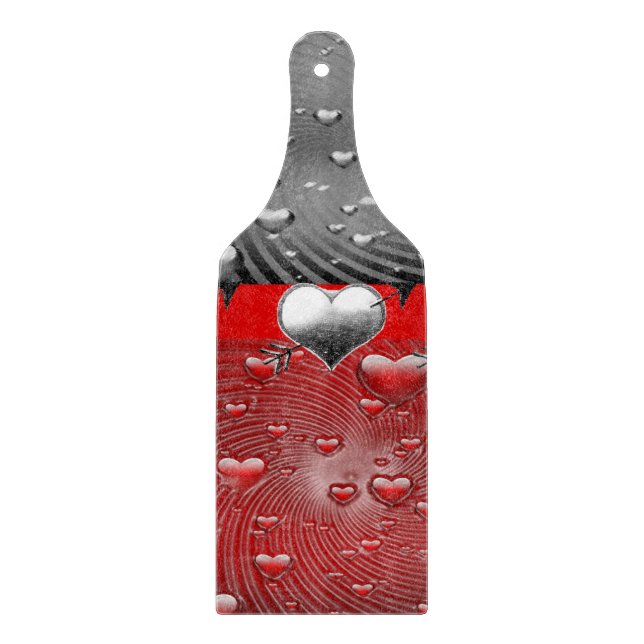 Glass Cutting Board Valentine's Day (Front)