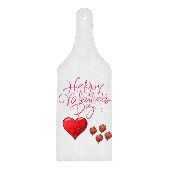 Glass Cutting Board Valentine's Day (Front)