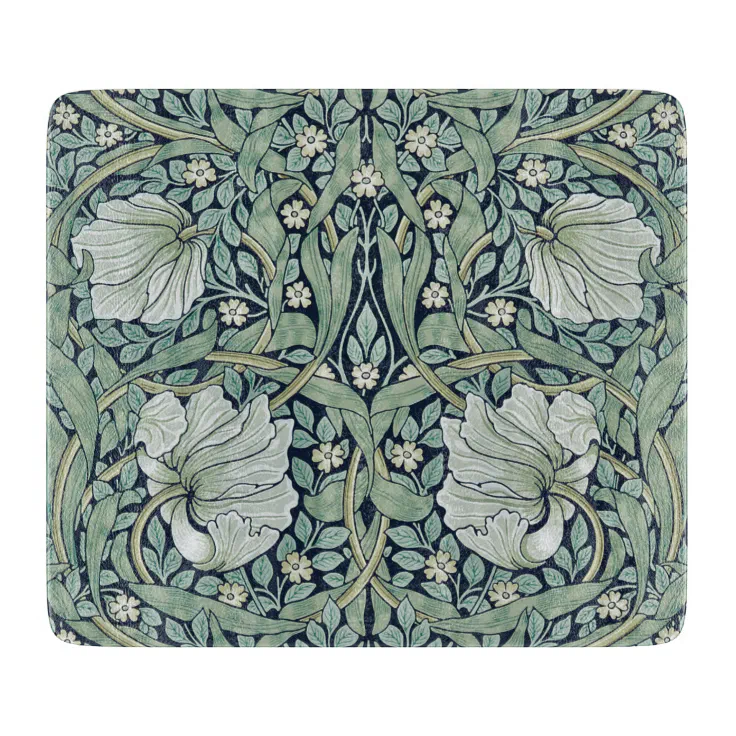 GLASS CUTTING BOARD WILLIAM MORRIS PIMPERNEL Zazzle
