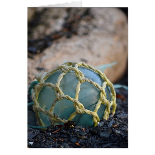 Glass Fishing Float, Vertical Cards (Front)