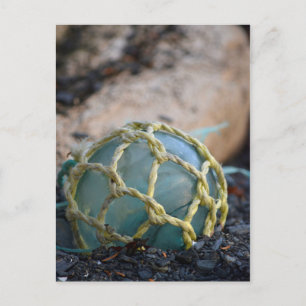 Glass Fishing Float, Vertical Postcard