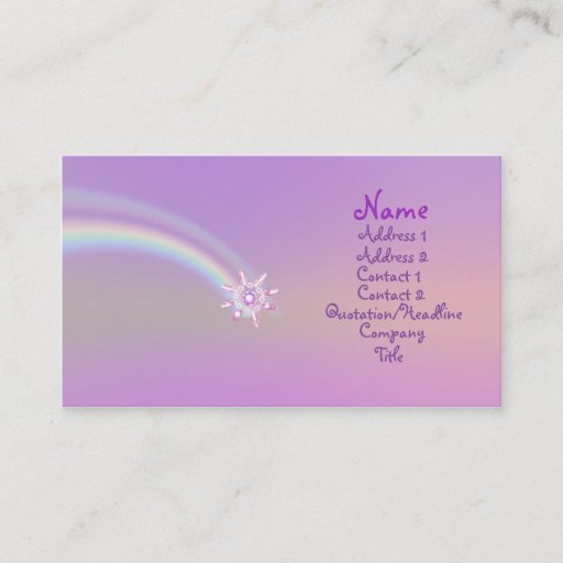 Customizable Glass Flower - Business Business Card Templates