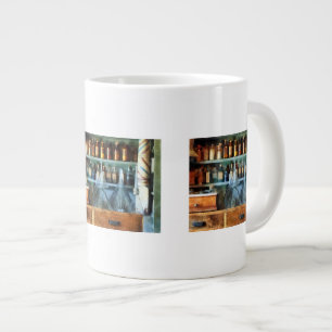 Glass Funnels and Barber Pole Giant Coffee Mug
