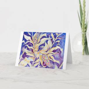 "Glass-Gem Corn" Blank Notecard