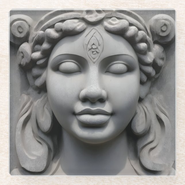 Glass Goddess Coaster (Front)