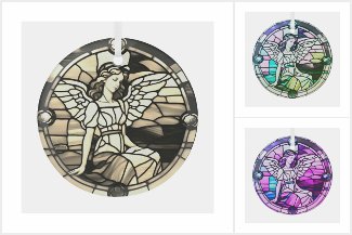 Glass Hanging Ornaments - Healing And Meditation