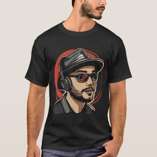 Glass hatted man T_Shirt