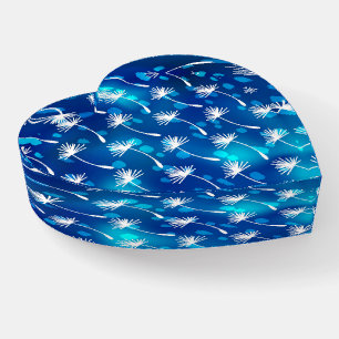 Glass Heart Paperweight