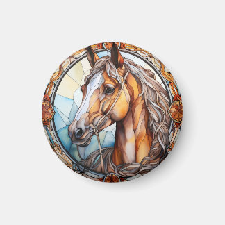 glass horse magnet